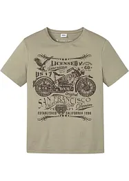 T-shirt med tryck, bonprix