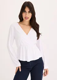 Blustopp med omlottlook, bonprix