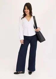 Blustopp med omlottlook, bonprix