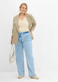 Straight Jeans High Waist, Full Length, bonprix