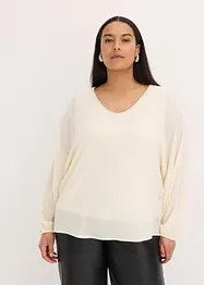 Chiffongtunika med glitterstenar, bonprix