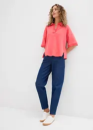 Barrel Jeans Mid Waist, ekologisk bomull, bonprix