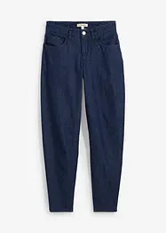 Barrel Jeans Mid Waist, ekologisk bomull, bonprix