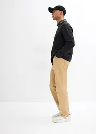 Stretchbyxa, Classic Fit, med bomull, Straight, bonprix