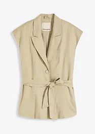 Ärmlös kavaj i lyocell, bonprix