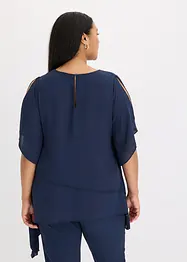 Lång blus i lager på lager-stil, bonprix
