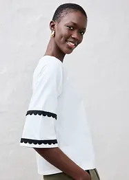 T-shirt med siden, bonprix