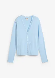 Cardigan med sidenandel, bonprix