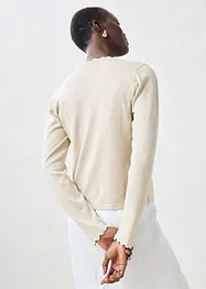 Cardigan med sidenandel, bonprix