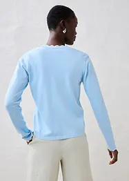 Cardigan med sidenandel, bonprix