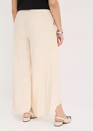 Byxa i kortare modell med slits, bonprix