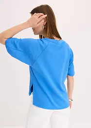 Oversizetopp i böljande viskosmix, bonprix