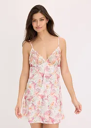 Negligé i satin, bonprix