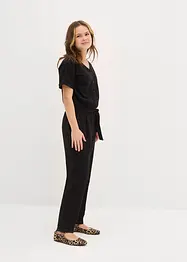 Jerseyjumpsuit med ekologisk bomull för barn, bonprix