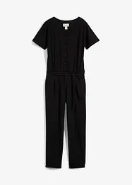 Jerseyjumpsuit med ekologisk bomull för barn, bonprix