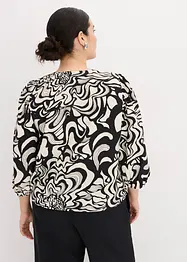 Mönstrad blus, bonprix