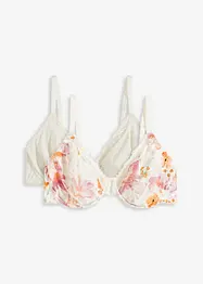 BH med bygel och ekologisk bomull (2-pack), bonprix