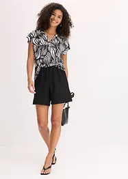 Jerseyshorts av lätt kräpp, bonprix