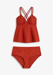Tankini (2 delar) i material med struktur, bonprix