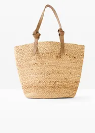 Shoppingväska med halmlook, bonprix