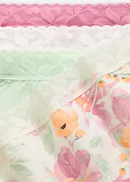 Maxitrosa med ekologisk bomull och spets (5-pack), bonprix