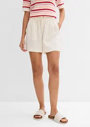 Paperbag-shorts i böljande lyocellmix, bonprix