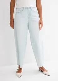 Jeans med medelhög midja och kortare ben, Super Soft, bonprix