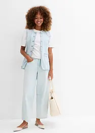 Jeans med medelhög midja och kortare ben, Super Soft, bonprix