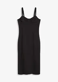 Mellanlång klänning i figurnära modell, bonprix