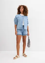 Jeansshorts High Waist, Low Stretch, bonprix