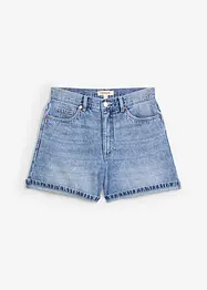 Jeansshorts High Waist, Low Stretch, bonprix