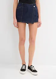 Byxkjol i jeanstyg, Mid Waist, bonprix