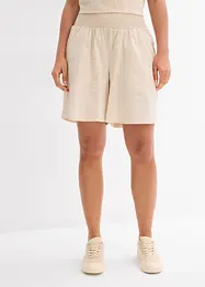Dra på-shorts i bäckebölja av bomull, bonprix