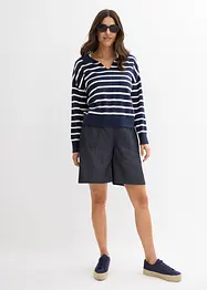 Dra på-shorts med svalkande linne, bonprix