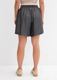 Dra på-shorts med smockad linning, bonprix