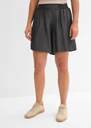 Dra på-shorts med smockad linning, bonprix