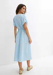 Klänning i luftig muslin, bonprix