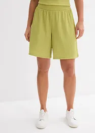 Dra på-shorts av kräpp, bonprix