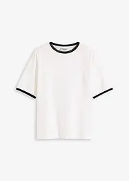 Topp med spetskant, bonprix