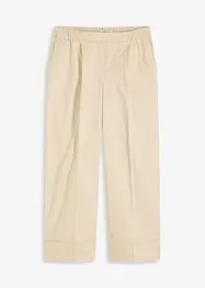 Byxa med gubbveck, av stretchigt bomullsmaterial, bonprix