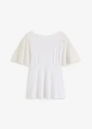 Topp med spetsärmar, bonprix