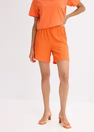 Jerseyshorts av lätt kräpp, bonprix
