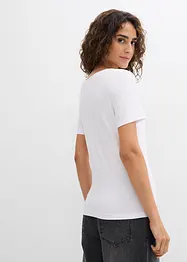 T-shirt av mjuk viskos (2-pack), bonprix