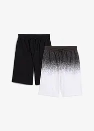 Trikåbermudas för barn (2-pack), bonprix