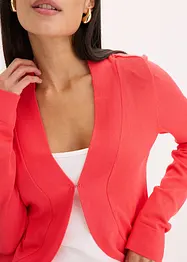Kort cardigan med viskos, bonprix