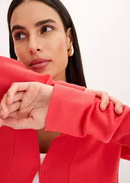 Kort cardigan med viskos, bonprix