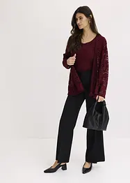 Cardigan i spets, bonprix