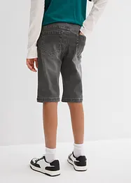 Stretchiga jeansbermudas, normal passform, bonprix