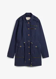 Parkas av bomull i utility-stil, halvlång, bonprix