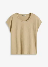 Topp med linnelook, bonprix
